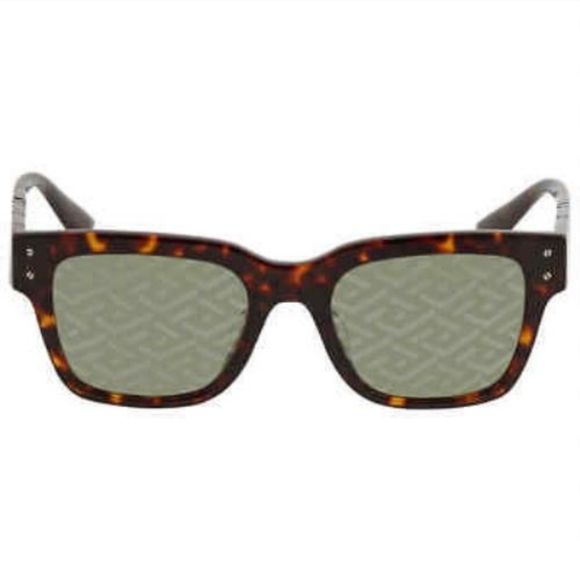 NEW VERSACE SUNGLASSES VE4421F  108/V8 MOD VE4421F HAVANA GREEN  VERSACE VE4421 - Picture 5 of 7